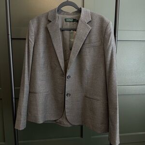 NWT Grey Womens Blazer Lauren Ralph Lauren